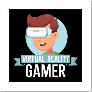 Virtual Reality Gamer Posters and Art